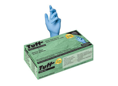 TUFF LARGE NITRILE GLOVES